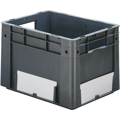 LA-KA-PE Etikett weiß f.Transportstapelkasten B.210mm 50St./Btl.LA-KA-PE