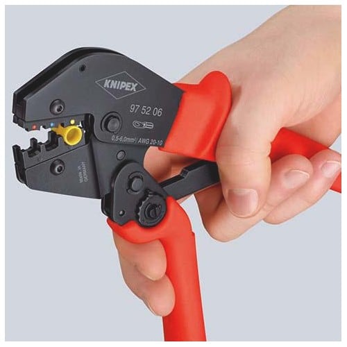 KNIPEX Crimpzange L.250mm 0,5- 6 (AWG 20-10) mm² 572g KNIPEX