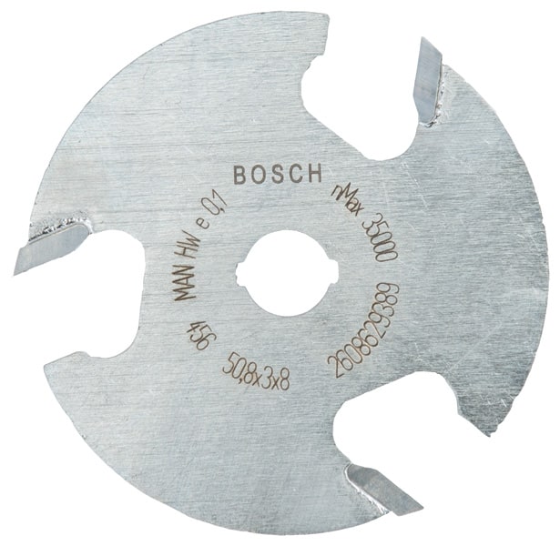 BOSCH Scheibennutfräser, 8 mm, D1 50,8 mm, L 3 mm, G 8 mm