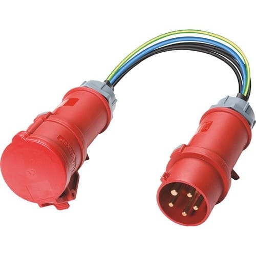 BENNING Messadapter f.3-phasige Verbraucher 16 A CEE-Stecker an CEE-Kupplung BENNING