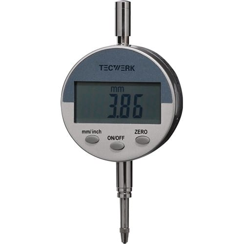 TECWERK Messuhr 12,5mm Abl.mm 0,01 dig.TECWERK