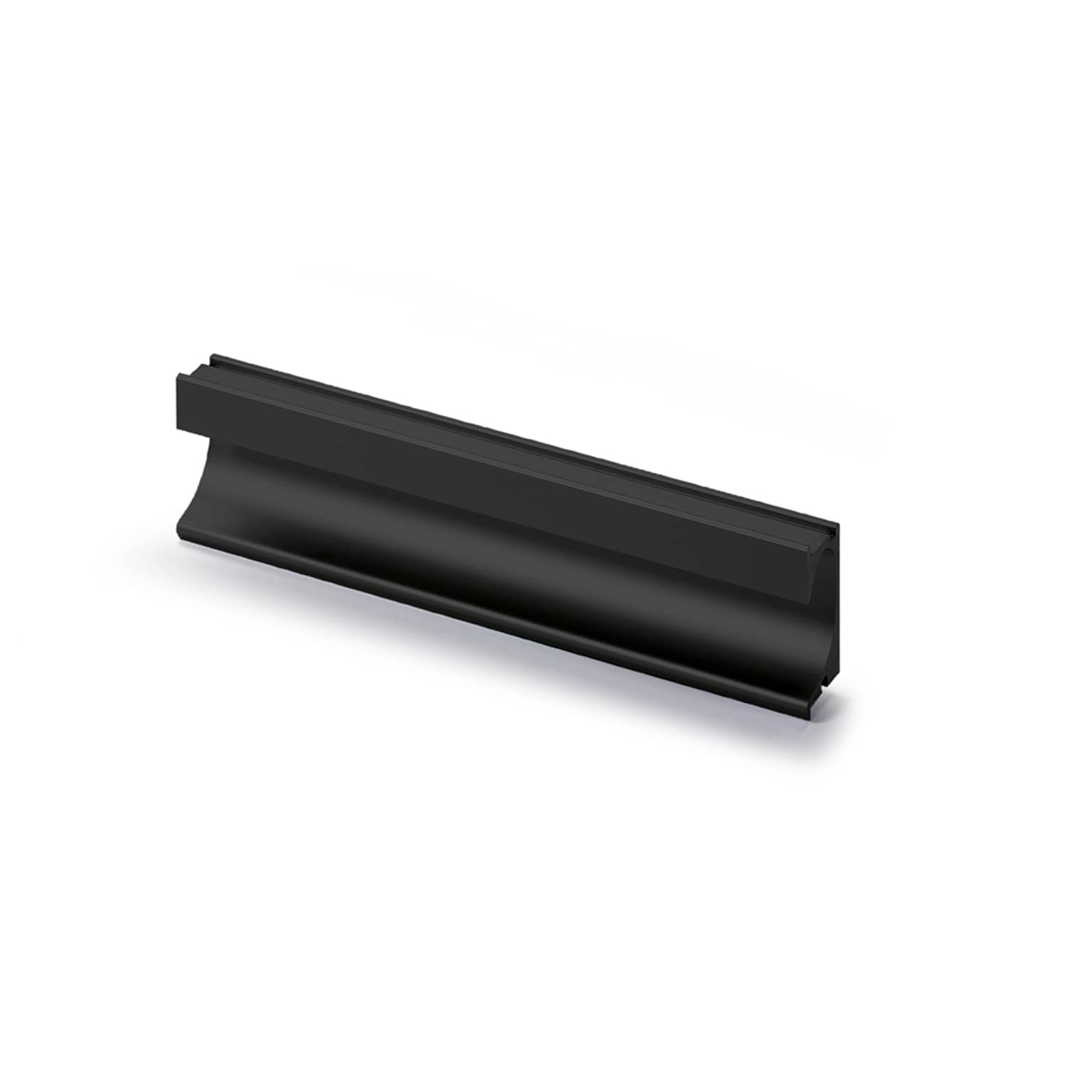 HETTICH Einsetzgriff Spira, L 2000 mm, B 43 mm, H 17.5 mm, Schwarz matt, 9347582