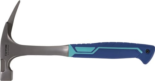 TECWERK Ganzstahllatthammer Kopf-G.600g m.Magnet geraut fein pol.TECWERK