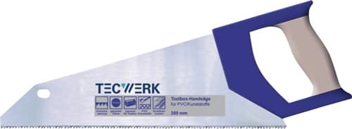 TECWERK Handsäge Blatt-L.350mm 12 feine Spezialzahnung TECWERK