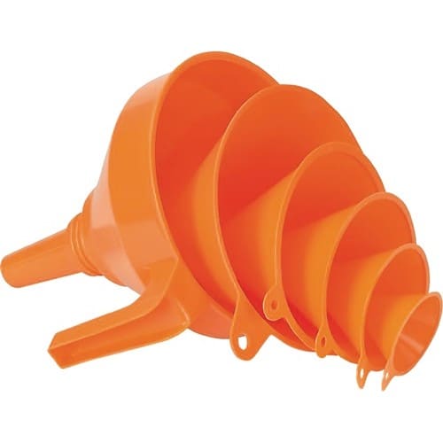 PRESSOL Trichterset 6-tlg.50,75,100,120,150,160mm HDPE PRESSOL