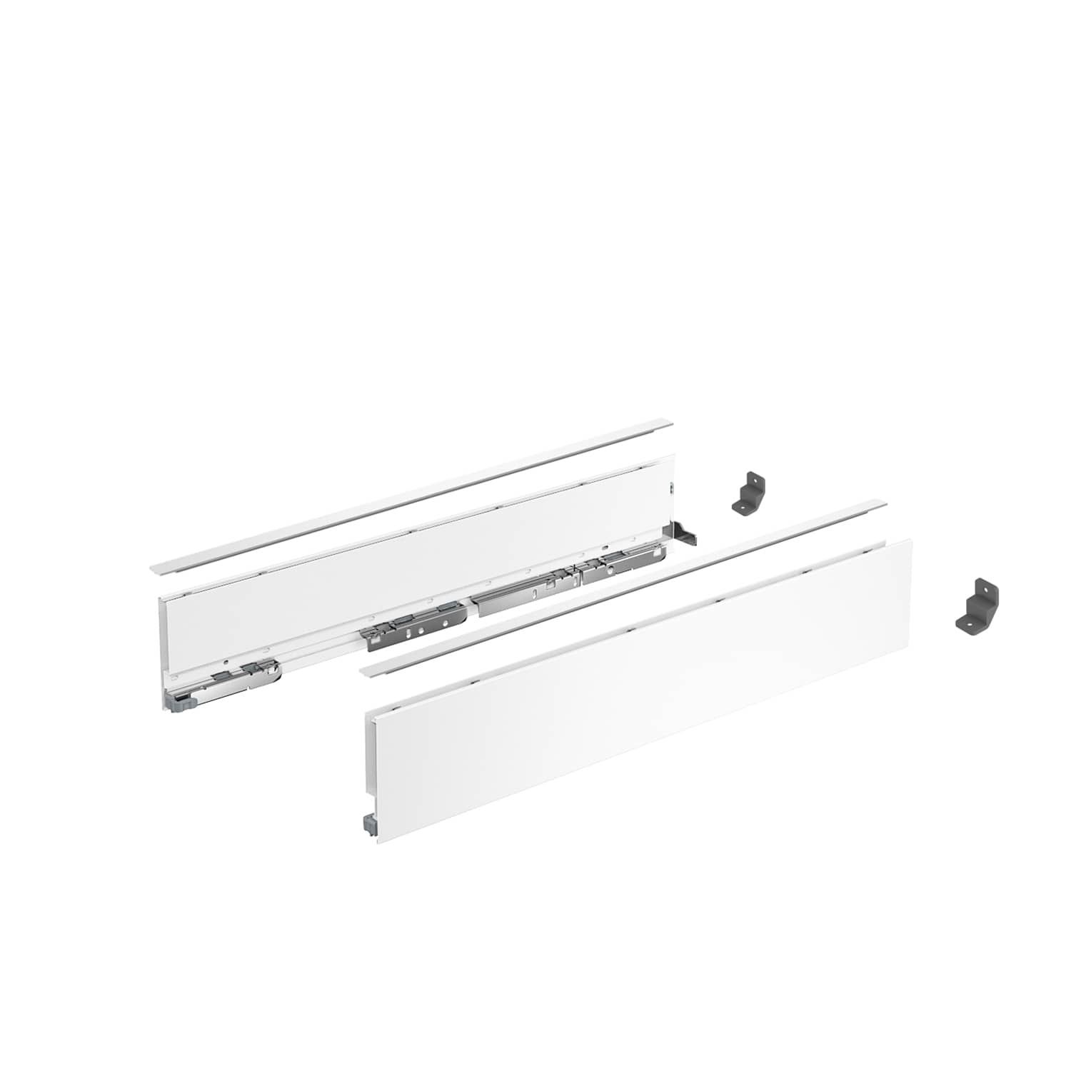 HETTICH AvanTech YOU Set Zarge, Höhe 101 mm x NL 400 mm, weiß, links und rechts, 9353386