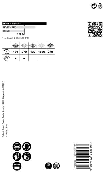 BOSCH EXPERT Tough Material Lochsäge, 64 x 60 mm. Für Dreh- und Schlagbohrer