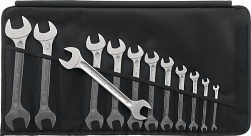 STAHLWILLE Doppelmaulschlüsselsatz 10/12 12-tlg.SW6-32mm CR-A-STA verchr.STAHLWILLE