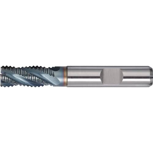 TECWERK Schaftfräser DIN 844 Typ NR D.12mm Einsatz-L.36mm HSS-Co5 TiCN Weldon TW
