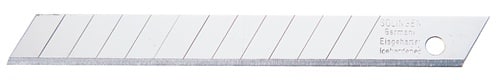 TECWERK Abbrechklinge L80xB9,1xS0,4mm 12 Sollbruchstellen 10 St./Spender TECWERK