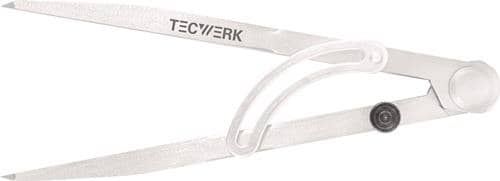TECWERK Spitzzirkel L.200mm m.Stellbogen TECWERK