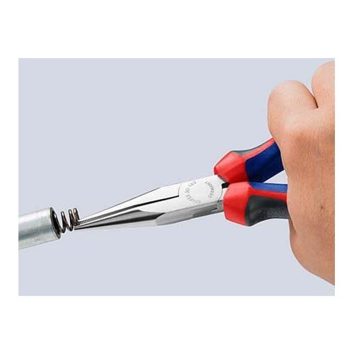 KNIPEX Langbeckzange Gesamt-L.160mm Form 2 Kopf verchr.lang,flach-rund Comfort-Griff