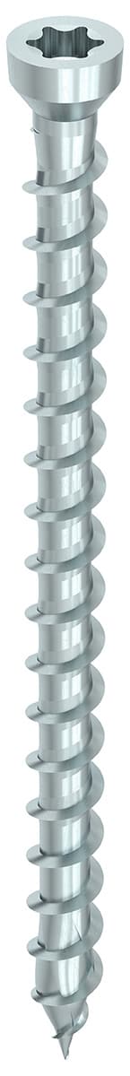 HECO TOPIX-plus 8,0 x 450, Zylindersenkkopf, T-Drive, Vollgewinde, verzinkt blau, A3K