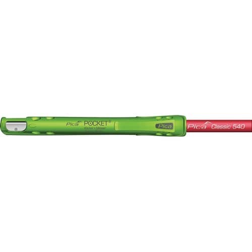 PICA Köcher Pocket f.Blei-/Markierstifte m.Spitzmesser m.1 Steinhauerbleibstift PICA