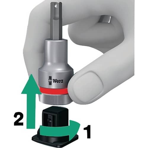 WERA Steckschlüsselsatz Belt C 1 Zyklop 7-tlg.1/2 Zoll 10-19mm f.a6-KT.-Schr.WERA