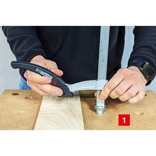 BESSEY Spannelement TW20-15-8KLI-SET Set m.2 St.150mm f.Bohrungs-D.20mm BESSEY