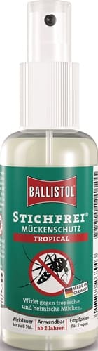 BALLISTOL Mückenschutz Stichfrei Tropical 100ml Pumpflasche BALLISTOL