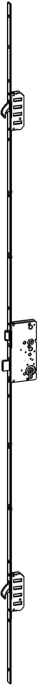 WINKHAUS Mehrfachverriegelung STV F2060 M2, 8,5/88, Falle Standard, Stahl