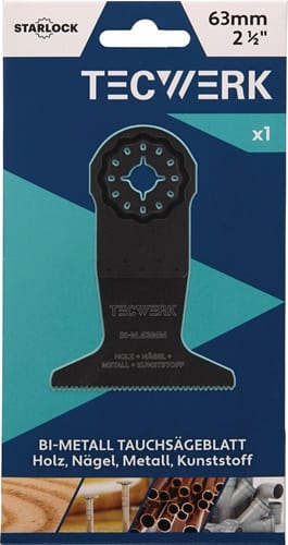 TECWERK Tauchsägeblätter B.63mm Eintauch-T.40mm 1 St.Starlock TECWERK