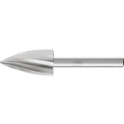 PFERD TOOLS Frässtift K1630 D.16mm Kopf-L.30mm Schaft-D.6mm HSS Verz.ALU PFERD