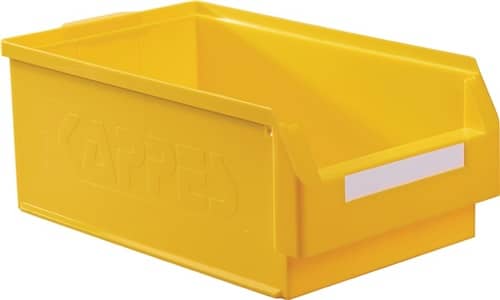 RASTERPLAN Sichtlagerkasten L500xB300xH200mm PE gelb RASTERPLAN