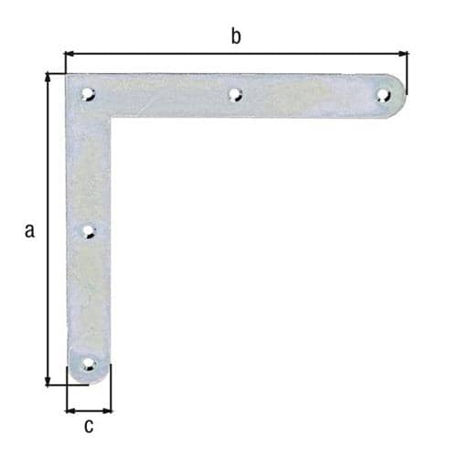GAH Eckwinkel L.150x150mm B.20mm S.2mm STA galv.verz.d.pass.GAH