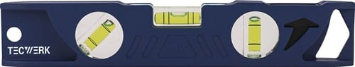 TECWERK Wasserwaage Torpedo 25cm ± 1,0 mm/m TECWERK