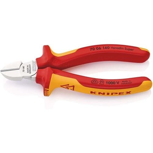 KNIPEX Seitenschneider L.140mm VDE Mehrkomp.-Hüllen KNIPEX