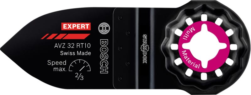 BOSCH EXPERT Sanding Finger Fine AVZ 32 RT10 Schleifplatte für Multifunktionswerkzeuge, 32 x 50 mm. Für oszillierende Multifunktionswerkzeuge