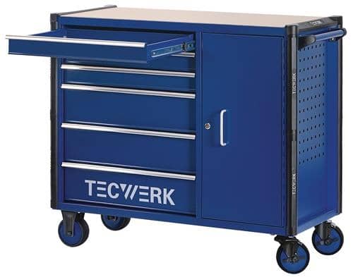 TECWERK Rollwerkbank TREND 2.0 Außen-B1105xT470xH950mm Schubl.6 30kg 400kg TECWERK