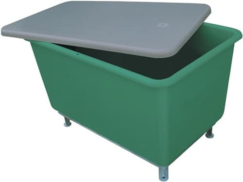 CEMO Flachdeckel f.GFK-Behälter 200l fl.