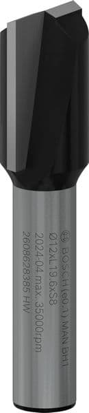 BOSCH Nutfräser Standard for Wood, 8 mm, D1 12 mm, L 20 mm, G 51 mm