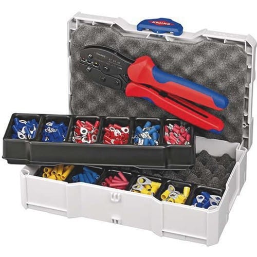 KNIPEX Kabelverbindersortiment 286-tlg.0,5-6 mm² Ku.-Box KNIPEX