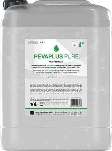 PAUL VOORMANN Handreinigung PEVAPLUS PURE 10l unparfümiert Kanister PAUL VOORMANN