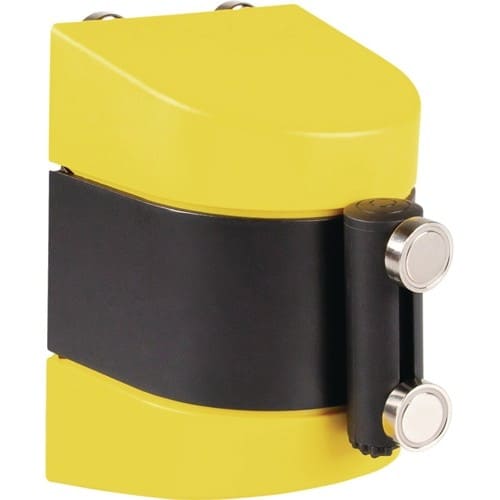 EICHNER Gurtkassette gelb f.Gurt-L.4,6m gelb/schwarz beids.magn.