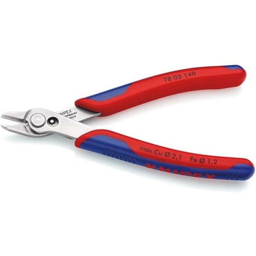 KNIPEX Elektronikseitenschneider Super-Knips® INOX L.140mm Facette nein pol.