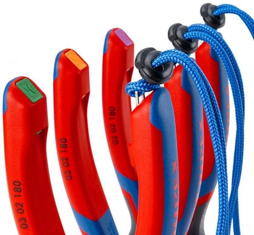 KNIPEX Kombizange L.180mm pol.Mehrkomp.-Hülle KNIPEX