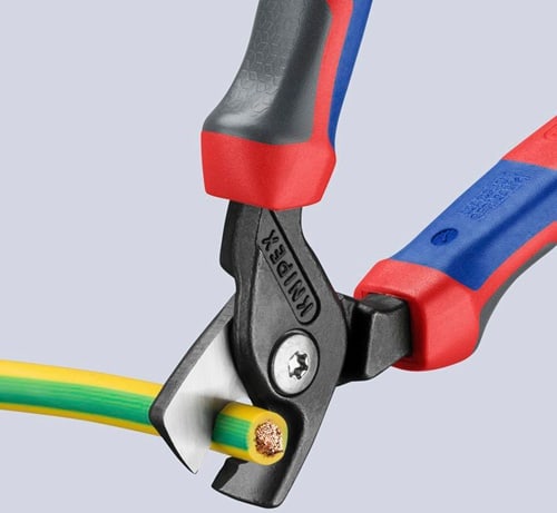 KNIPEX Kabelschere L.160mm Mehrkomp.-Hüllen KNIPEX