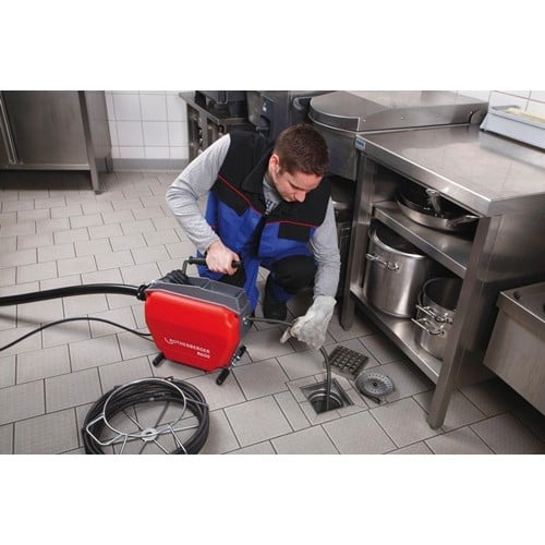 ROTHENBERGER Rohrreinigungsmaschine R 600 Set 230/50 V/Hz 467min-¹ 690 W f.Rohr-D.20-150mm