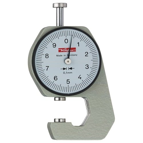 KÄFER Taschendickenmessgerät K 15 0-10mm Abl. 0,1mm plan 6,35mm Käfer