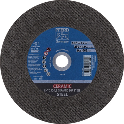 PFERD TOOLS Trennscheibe Ceramic SGP Steel D230x1,9mm ger.STA PFERD