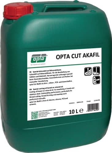 OPTA Gewindeschneidöl Cut Akafil 10l Kanister OPTA