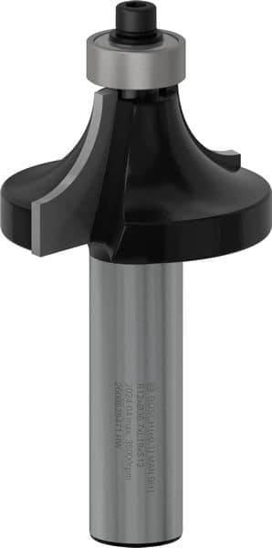 BOSCH Abrundfräser Standard for Wood, 12 mm, R1 12 mm, L 19 mm, G 70 mm