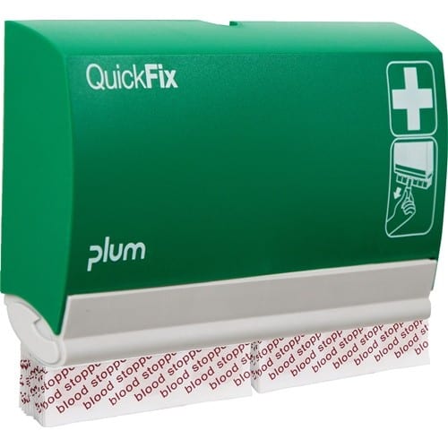 PLUM Pflasterspender QuickFix Blood stopper B230xH135xT32ca.mm grün PLUM