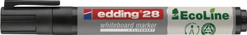 EDDING Whiteboardmarker 28 EcoLine schwarz Strich-B.1,5-3mm Rundspitze EDDING