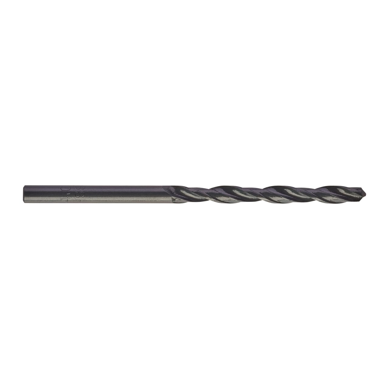MILWAUKEE 4,0 x 75 mm, HSS-R Metallbohrer HSS-R DIN 338 10er Pack