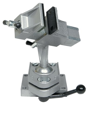 UNISPANN Feinmechanikerschraubstock Backen-B.80mm Spann-W.110mm Platte