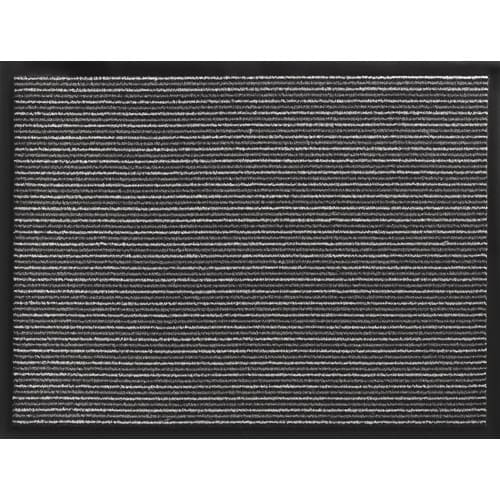 Fußmatte gestreift anthrazit PP L600xB800xS5mm