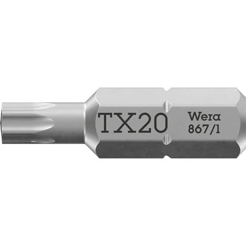 WERA Bit 867/1 1/4 Zoll T 20 L.25mm WERA