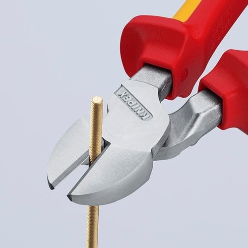 KNIPEX Kraftseitenschneider L.200mm VDE Form 0 m.Öse